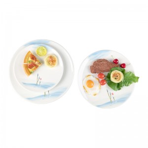 စားသောက်ဆိုင် Tableware Dinner Service Dish A5 Melamine Charger Plate Set