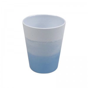 Daily used modern design handmade melamine water tea coffee mug without handle