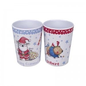 Custom Print Melamine Coffee Cup Cups Christmas Mug Para sa Restaurant