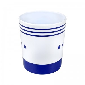 Dishwasher Safe Plastic Coffee Cups Travel Drink Tableware Classical Melamine Mug Cups With Handle