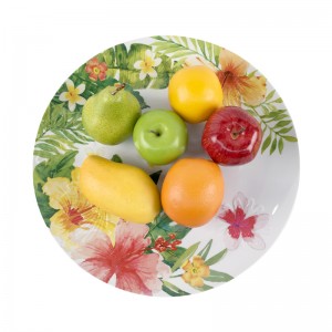 cheap melamine wholesale custom print plastic dinner party plate