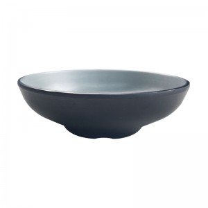 Kualiti tinggi 100% A5 plastik melamin restoran cina mangkuk ramen hitam mangkuk hidangan mi borong