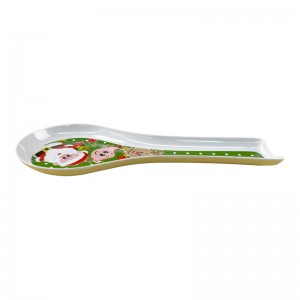 Fergees Sample Customized Logo Asian Rice Soba Noodle Ramen Sineeske Won Ton Melamine Soup Spoon