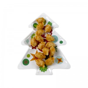Naczynia stołowe wykonane z melaminy Hurtowy talerz na choinkę wyprodukowany w Chinach