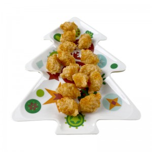 Меламиновая посуда, изготовленная из столовой посуды, оптовая продажа, тарелка для рождественской елки, сделанная в Китае