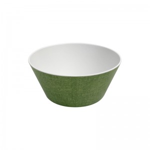 Մեծածախ Կանաչ Նոր մելամինե ամանի ապուր Salad Fruit Bowls պլաստիկ ramen bowl Պատվերով լոգոտիպով