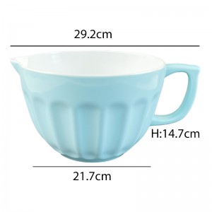Solidus color 1500ML Melamine Soup Cup Noodle Cup Cum Handgrip