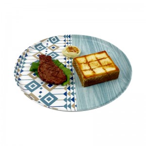 Melamine Factory Wholesale Price Hot Sell Custom Nordic Style Unbreakable Melamine Dinner Plate Melamine Plate