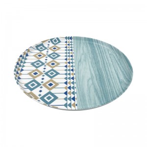 Harga Borong Kilang Melamin Hot Sell Custom Nordic Style Unbreakable Melamine Dinner Plate Plate Melamine