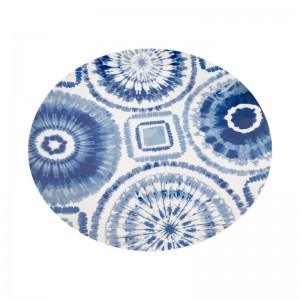 Matibay Gamit ang Melamine White Big Plate, Eco-Friendly Biodegradable Dinner Plate