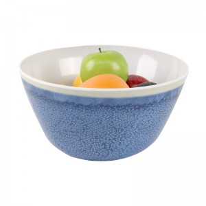 Hot selling wholesale custom design round 6 inch melamine plastic dinnerware salad bowl