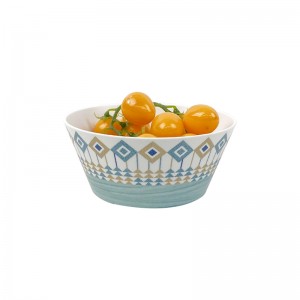 Фабрички нови производ Меламин пластична летња дизајнерска посуда Шарене 6 8 инча меламинске посуде за салату за сервирање