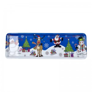 Wholesale Personalized Durable Food Grade Plastic Melamine Food Christmas Serving Platter Tray