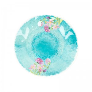11″ melamine dinner plate with printing high quality plastic dinnerware plate Food grade material tableware