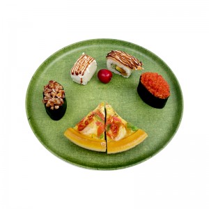 Visokokvalitetni okrugli pladanj za veleprodaju hrane, hotelskih i restoranskih dodataka za kuhanje i kuhinjsko posuđe