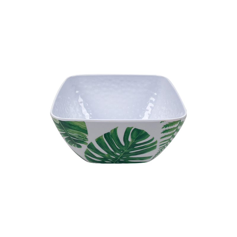 6 inch 7 inch round shape with green print inside melamine bowl melamine salad bowl