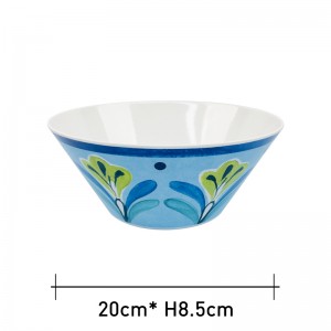 Factory Direct Cheap Melamine Soup Bowl Custom Logo Color Pattern Thick Plastic Melamine Salad Bowls