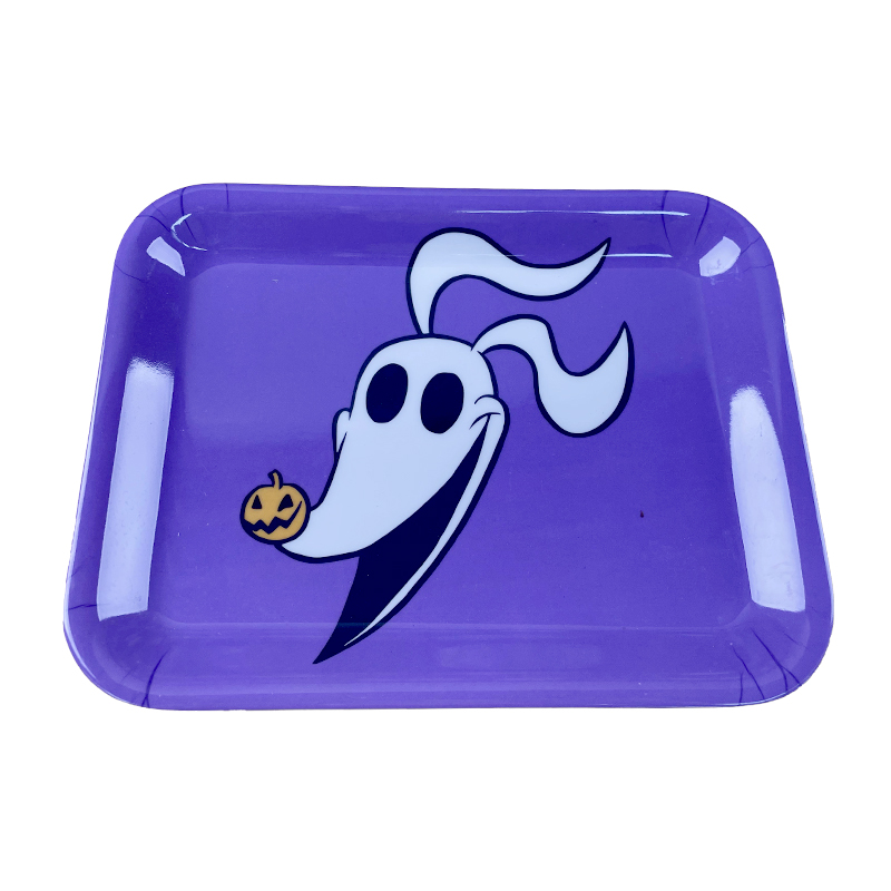 China Manufacturer for Baby Tableware Bamboo Set - Wholesale Custom Day Of The Dead Plastic Tableware Square Melamine Dinnerware Halloween Party Plates – BECO