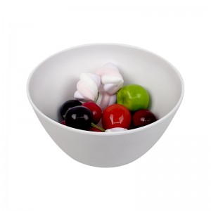 Factory Custom White Melamine Bowl for Cereal Soup Oatmeal Rice Pasta Salad Bowls