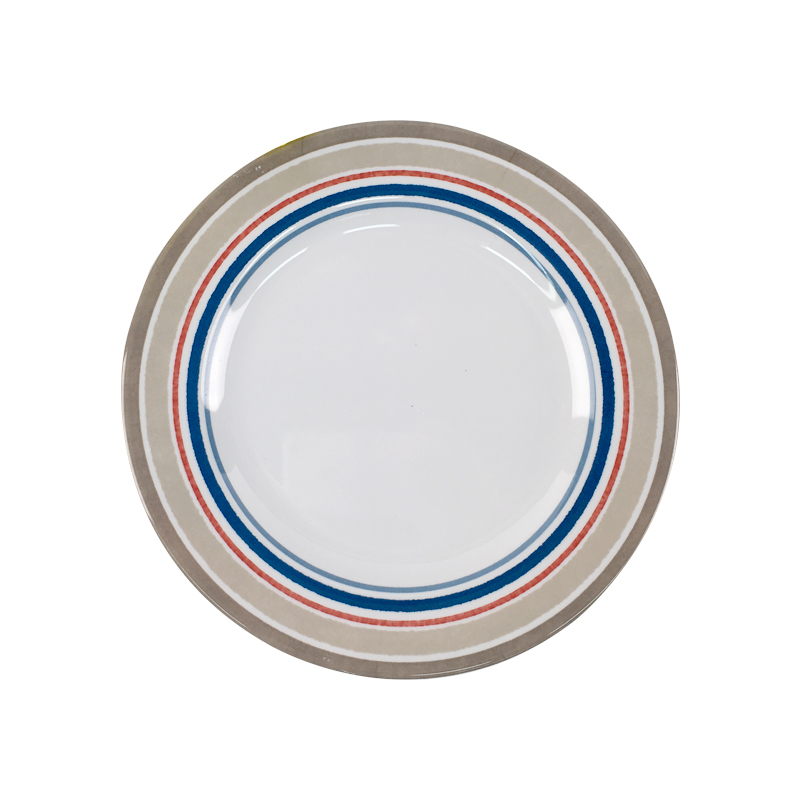 Factory selling Melamine Plate Restaurant - 8 inch Dinner Plates 100% Melamine Dishwasher Safe BPA Free Melamine Plates – BECO