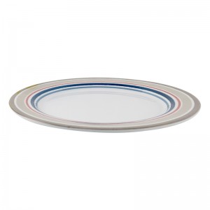 8-дюймовые обеденные тарелки 100% меламиновые тарелки, безопасные для посудомоечной машины, не содержат бисфенол А, меламиновые тарелки