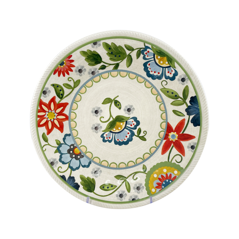 Factory selling Kid Feed Plate - Factory white dishes & plates round melamine plate for restaurant custom melamine plate dish – BECO