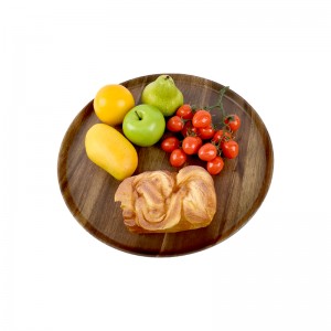 Δίσκος σερβιρίσματος χονδρικής, ανθεκτικός 100% A5 μελαμίνη με ξύλινο σχέδιο, Πλαστικός δίσκος σερβιρίσματος φαγητού εστιατορίου