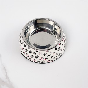 Wholesale Custom Stainless Steel Pet Bowls & Feeders Outdoor Cat Melamine Personalize Dog Bowl