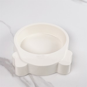 Oanpaste Design Plastic Ware Round Melamine Pet Dog Cat Bowl