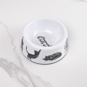 Wholesale Custom Plastic Pet Bowls & Feeders indoor Katsi Melamine Personalize Imbwa Bowl