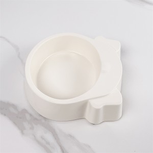 Custom Design Plastic Ware Round Melamine Pet Dog Cat Bowl