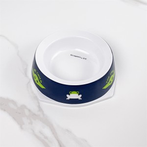 Pabrik Grosir OEM Kucing Dog Eco Friendly Bowl banyu plastik Bunder Unbreakable Melamine Dog Bowl
