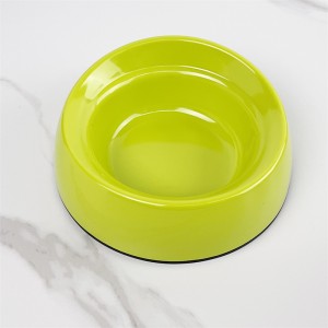 Small Candy Color Single Bowl Pet Plastic Bowl Teddy Small Dog Cat Basin Food Bowl