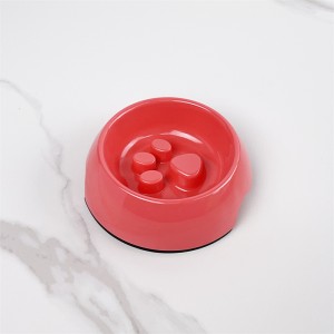 Eco-friendly and healthy material multicolor dog round bowl water bowl pet bowl