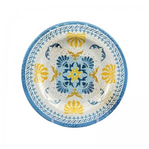 Классический дизайн Высококачественные небьющиеся меламиновые тарелки и тарелки для пикника дома