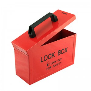 2019 Good Quality Lockout Tagout Safety Single Hole Lock Box Lock Kit Portable Lockout Box