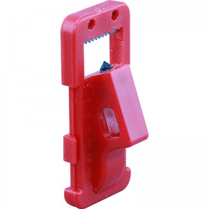 Factory made hot-sale Cheap Rugged PA Plastic Screw Driver Lock Safety MCB Circuit Breaker Lockout