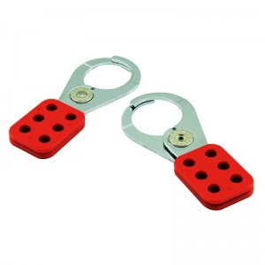 Cheap price 25mm shackle hole diameter PA Coated Steel Safety Lockout Hasp