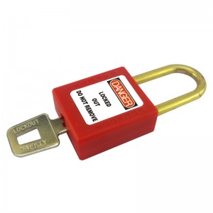 Factory Cheap Hot 38mm Steel Shackle Safety Padlock For Lockout