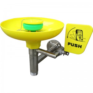 Factory making Industrial Emergency Safety Shower,Wall Mounted Eye Wash