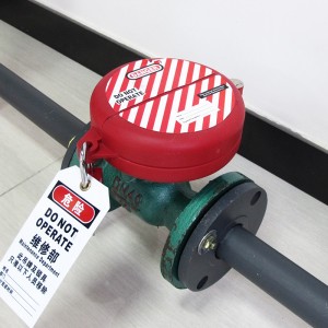 Special Price for Customized Color Nylon Abs Material Adjustable Gate Valve Lockout
