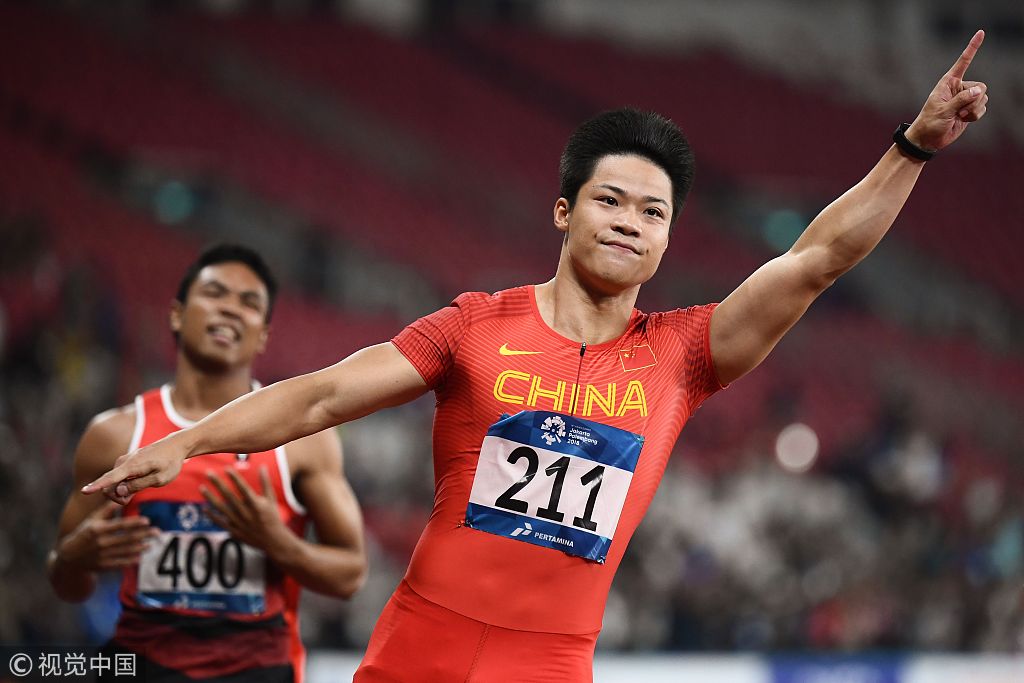 Su Bingtian takes gold with new record