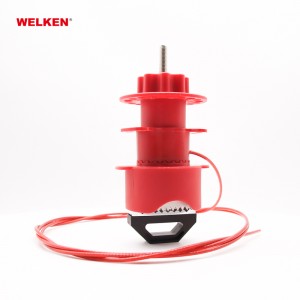 Security and Safety Universal Gate Valve Lockout with 1.5m cable