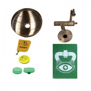 Factory made hot-sale China Lab Wall Mounted Emergency Shower and Eye Washer