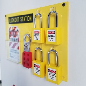 Factory Customized Lock Station Cover Lock Hanging Board, lockout station
