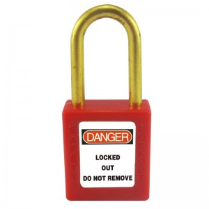 High Quality for Shackle protected brass disc padlock
