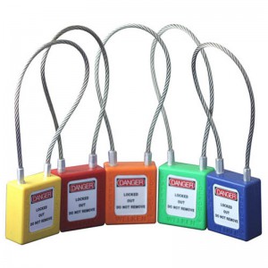 Wholesale Price Stainless Steel Small Safety Colorful Cable Lock Padlock