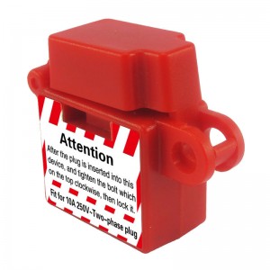 Factory supplied Environmental Protection Electrical Plug Lockout