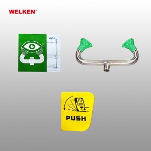 ss304 Laboratory Safety Emergency Wall-mounted Eye Wash