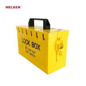 red yellow carbon steel safety lockout tagout Portable Lockout Kit LOTO box BD-8812